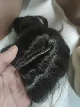 Pequeña LANA sintético Ombre negro marrón de oro con pelucas con reflejos largo ondulado resistente al calor de la parte media Cosplay pelucas para mujeres