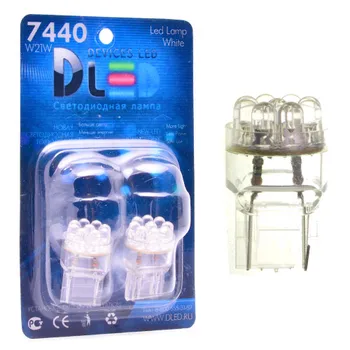 

1pcs LED Car Lamp W21W - T20 - 7440 - W3x16d - 9 - Dip-Led