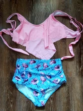 Nuevo traje de baño Bikini de Mujer 2020 Mujer traje de baños de cintura alta de trajes de baño Bikini traje para Mujer Bañadores Bikini trajes de baño