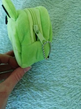 Monedero de felpa de dibujos animados para mujer, monedero de anime, bolso de llaves, billetera de estudiante, bolsa de regalo informal con cremallera