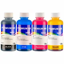 Чернила для заправки принтера HP DeskJet 2130, 2132, 2134, картриджей 123 /XL, 4 х 100 мл, комплект