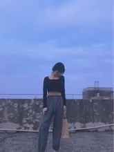 QWEEK-pantalones de chándal para correr para mujer, de cintura alta holgado Pantalón deportivo, informal, de talla grande