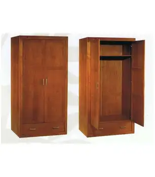 

Wardrobe solid wood cherry color 105 cm wide