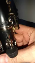 5 unids/lote de goma clarinete negro resistente el resto Protector cojín dedo Protector cómodo para clarinete