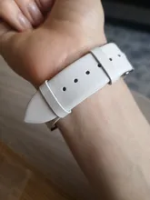 Correa de reloj de cuero genuino para DW, accesorios de reloj de 12mm-24mm, correa de reloj de moda, color rosa