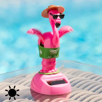 

Flamingo with solar powered motion
