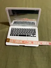 Bebé, apoyos de la foto de bebé Mini computadora portátil espejo Accesorios Bebe estudio dispara foto fotografía de recién nacido Accesorios