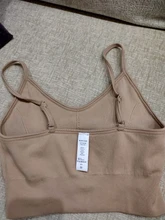 Sports-Bra Seamless-Crop-Top Active-Tank Wmuncc-Strap Gym Workout Push-Up Yoga Women Fitness