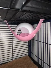 Hamster House Hamster Space Pod Dual-Use Plastic Hamster Cage Hammock Small Animal Space