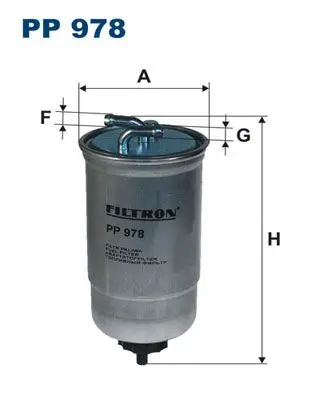 Фильтр топливный Honda Civic/Accord/FR-V/CR-V 2.2D 04 FILTRON PP