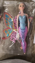 Muñeca de sirena de natación clásica para niñas, juguete de princesa con ala de mariposa, a la moda, gran oferta, regalos de Navidad, 2020
