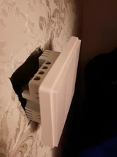 Aqara-Interruptor de luz inteligente para el hogar, switch de triple botón con control remoto inalambrico, clave, cable de fuego neutro y conectividad ZiGBee con aplicación Smart home para Mijia