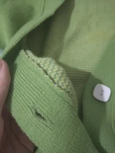 Estilo Preppy de punto con flores Cardigans suéter mujeres cuello en V suelto elegaht Thicked Pull Femme imprimir abrigo corto Casual