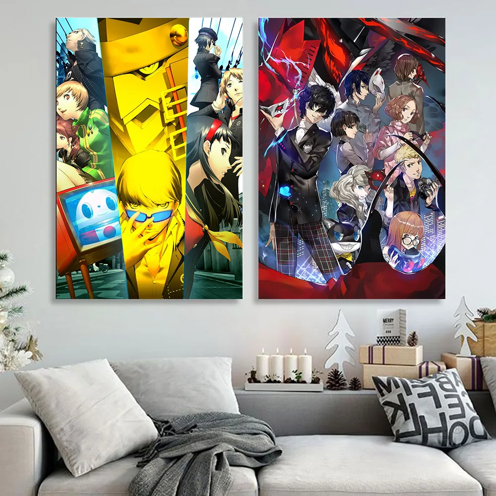 Anime Poster Persona 3 Persona 4 Persona 5 Poster Hd Print Canvas Poster Bedroom Decor Sport Landscape Office Room Decor Poster