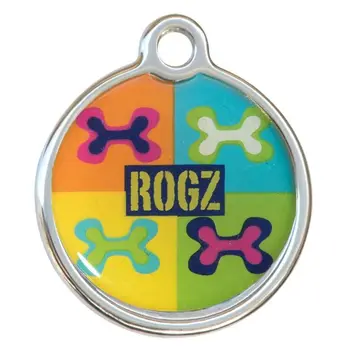 

Address on dog collar rogz fancy dress multicolor pop art l-31 mm