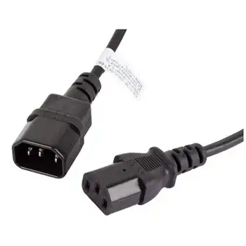 

Power extension cord lanberg ca-c13e-10cc-0018-bk-connectors iec320 c13 / iec320 c14 - 1.8 meters