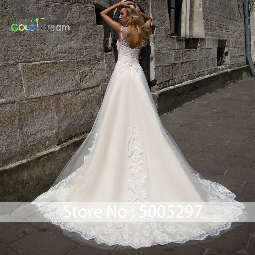Свадебное платье трапециевидной формы vestido de novia