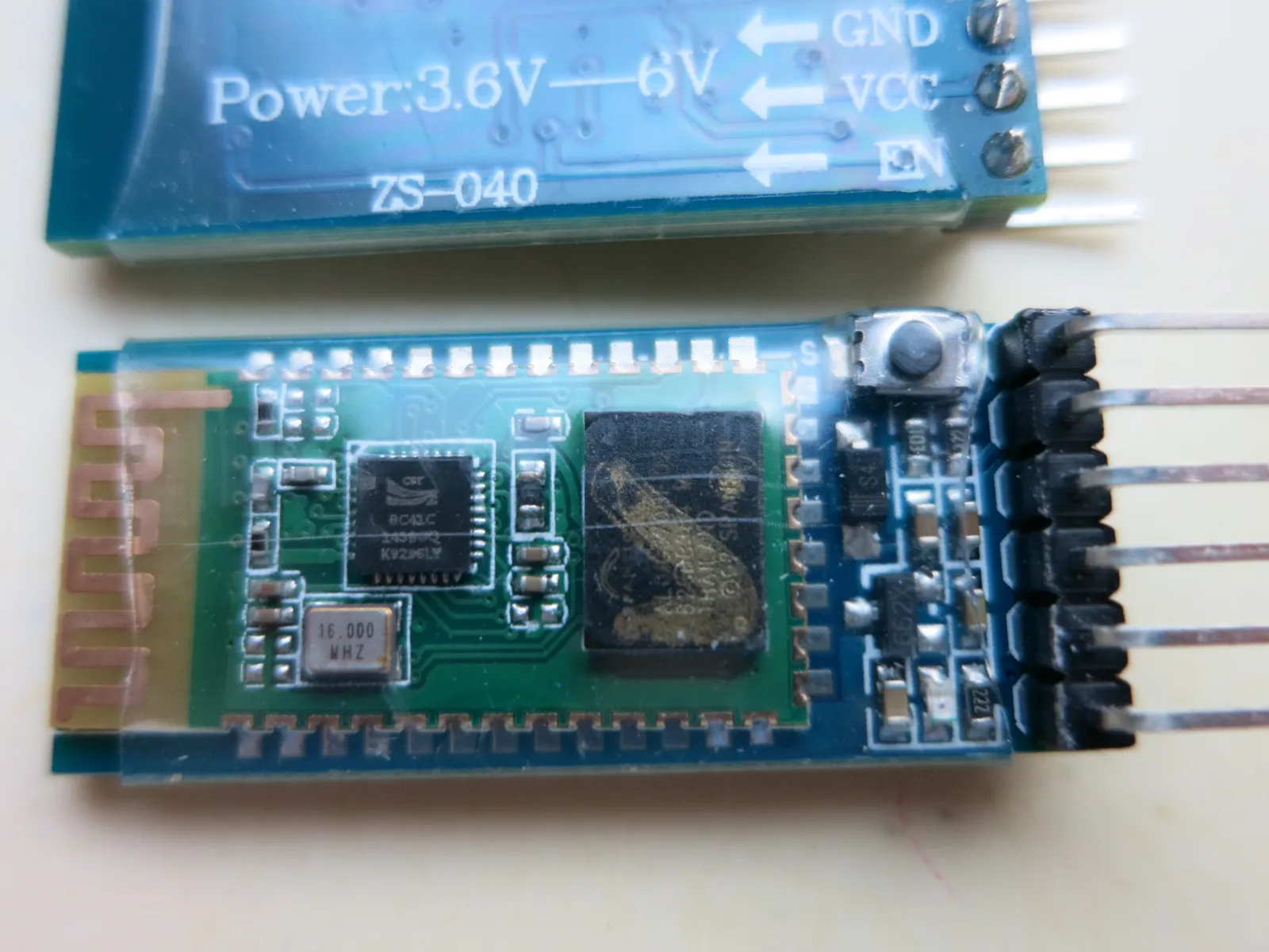 Отзыв о товаре HC-05 HC 05 hc-06 HC 06 RF беспроводной Bluetooth-модуль приемопередатчика RS232конвертер TTL в UART и адаптер для arduino от пользователя S***v
