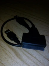 El más nuevo 1 Uds USB 2,0 a SATA 15 + 7 Pin de datos y alimentación adaptador de Cable USB para 2,5 pulgadas HDD SSD adaptador