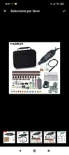 Dremel-minitaladro eléctrico, grabador, herramienta rotativa, pulidora, 180W, herramienta eléctrica, pluma de grabado de velocidad Variable con accesorios