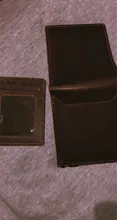Cartera corta multifunción para hombre, cartera masculina con borde de hierro, informal, a la moda