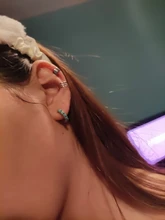 Pendiente de cartílago falso para hombre y mujer, juego de 12 unidades de Arete de hojas de oro sin perforación, Clips para las orejas, joyería