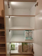 Include Battery LED Cabinet Hinge Night Light Sensor Light For Kitchen Living Room Bedroom