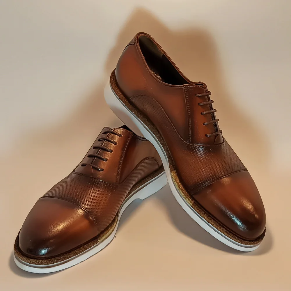 

Men Casual Brown Shoes High Quality % 100 Genuine Leather Moccasins Oxford Sport Business Loafers Breathable Slip-On Comfortable