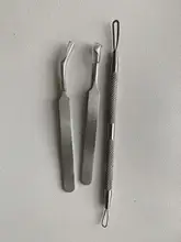 Comedone-eliminador de espinillas y granos, utensilio para quitar espinillas y granos, agujas para extraer acné, herramienta de limpieza de acné, 1 Uds.