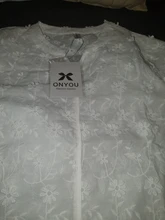 2021 elegante blusas novedad de verano estereoscópica de encaje blanco bordado camisa Blusa de algodón de manga corta de mujer 9638