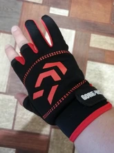 Guantes de pesca antideslizantes para hombre, protectores de manos para pesca, para deportes al aire libre, con corte de tres dedos