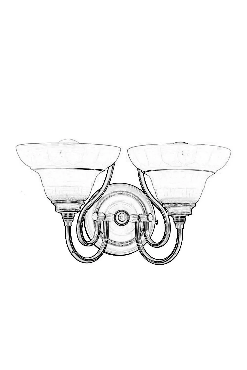 AVONNI AP-1173-2E античное покрытие бра, E27, металл, стекло