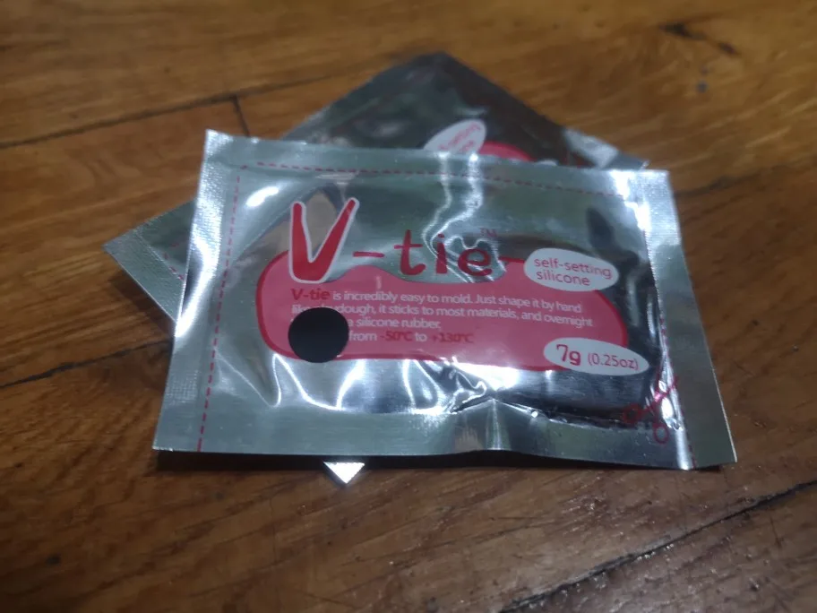 DIY V-tie Sugru Repair Stick Fix Self-Setting Silicon Moldable Glue