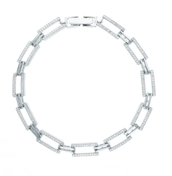 

Silver Bracelet with cubic zirconia sunlight sample 925
