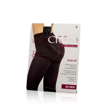 

Women's tights Atto push up with modeling shorts 40den black 3 size