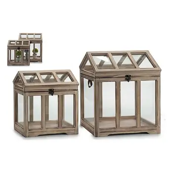 

Greenhouse Natural Wood (2 Pieces) (24 x 40 x 33 cm)