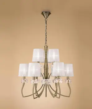 

Lamp leather 9 lights LOEWE