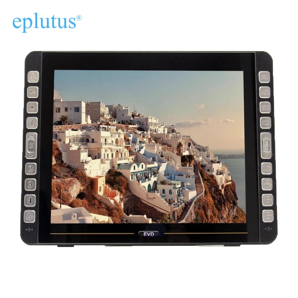 Portable Dvd Player With Tv Tuner Dvb T2 Record Player Tv For Home Car Charger Eplutus Ls 155t Usb 18 Inch Display Car Monitors Aliexpress
