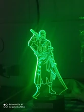 Led-Night-Light Table-Lamp Zoro-Figure Bedroom-Decoration Roronoa Bedside Anime Japanese