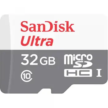 

Sandisk Ultra MicroSDHC 32GB UHS-I + SD Adapter flash memory card Class 10