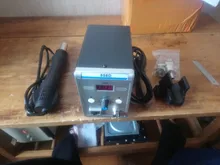 Eruntop-Estación de soldadura Digital LED 858D, desoldadura de hierro para soldar, BGA refundido, pistola de aire caliente