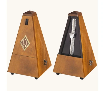

803 Maelzel Metronome mechanical, wooden case, no call, Wittner