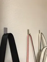 Mop-Hooks Towel Wall-Hangers Bathroom-Accessories Self-Adhesive Bedroom Stainless-Steel