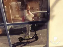 Mini Patinete eléctrico plegable para adulto, aeropatín eléctrico inteligente con pantalla de 350W, 30 KM/H