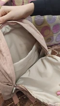 Mochila de pana a rayas para mujer, bolso escolar para chicas y adolescentes, de lujo, estilo Harajuku, a la moda, para estudiantes
