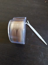 Cinta adhesiva para párpados grandes, doble pliegue, autoadhesiva, pegatinas para párpados, S/L, maquillaje, herramienta Invisible, color Beige claro, 600 unids/caja