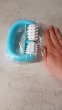 Rodillo masajeador de celulitis, masajeador de celulitis, piernas, Abdomen, cuello, glúteos, herramientas de Estiramiento facial rápida, color azul D, 1 unidad