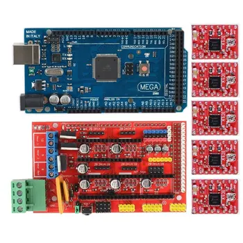 

RepRap RAMPS Pack 1.4 + Arduino Mega + 5 step-by-step control A4988