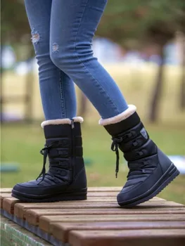 

BEYON WOMEN FLAT-FREE HEELED BOOTS SUITABLE FOR DAILY USE SUITABLE FOR EVERY CONDITION DRESS SKIRT SHIRT TOP JEANS