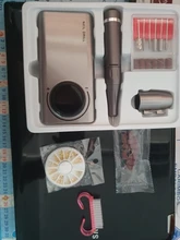 Máquina pulidora de uñas recargable, amoladora multifuncional de 35000RPM, para manicura y pedicura, portátil, Accesorios para uñas, equipo